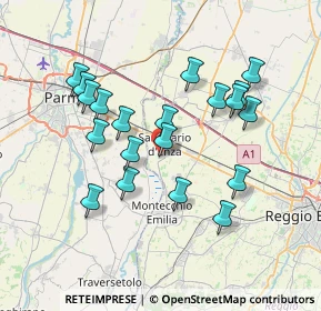 Mappa Via Val d'Enza, 42049 Sant'Ilario d'Enza RE, Italia (6.918)