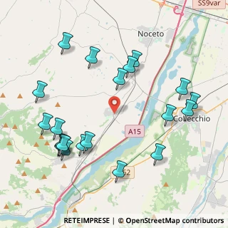 Mappa Via Grossardi, 43014 Medesano PR, Italia (4.725)
