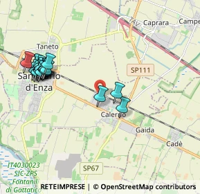 Mappa Via E. Torricelli, 42049 Calerno RE, Italia (2.278)