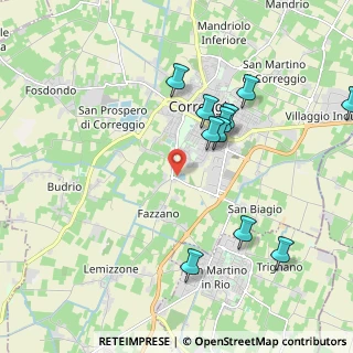 Mappa Via Fazzano, 42015 Correggio RE, Italia (2.10818)
