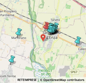 Mappa Via Ferruccio Parri, 42049 Sant'Ilario d'Enza RE, Italia (1.3075)