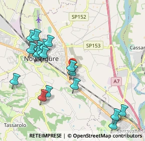 Mappa Via dell'industria, 15067 Novi Ligure AL, Italia (2.333)