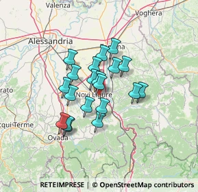 Mappa Via dell'industria, 15067 Novi Ligure AL, Italia (9.809)
