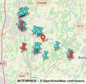 Mappa Via Soliera Cavezzo, 41019 Soliera MO, Italia (4.1245)