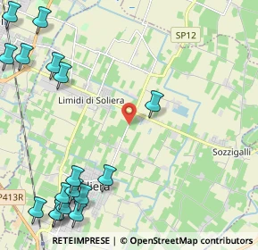 Mappa Via Soliera Cavezzo, 41019 Soliera MO, Italia (3.29)