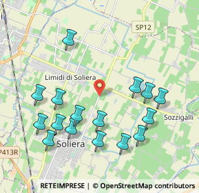 Mappa Via Soliera Cavezzo, 41019 Soliera MO, Italia (2.18063)