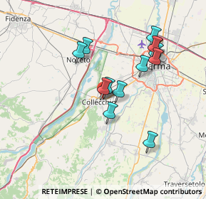 Mappa Viale Sandro Pertini, 43044 Collecchio PR, Italia (6.50077)