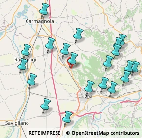 Mappa Via Oscar Milano, 12040 Sanfrè CN, Italia (9.3825)