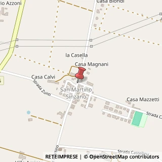 Mappa Via San Martino, 11, 43044 Collecchio, Parma (Emilia Romagna)