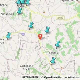 Mappa Via Boscodonne, 14052 Calosso AT, Italia (3.46692)
