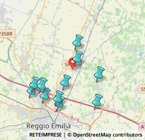 Mappa Via Ing. Enzo Ferrari, 42122 Reggio nell'Emilia RE, Italia (3.83545)