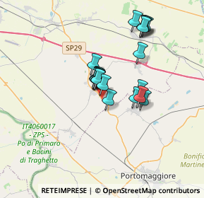 Mappa SP 29, 44019 Voghiera FE, Italia (2.609)