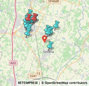 Mappa Soliera, 41019 Soliera MO, Italia (3.34)