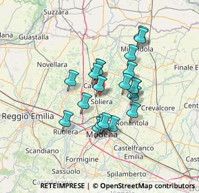 Mappa Soliera, 41019 Soliera MO, Italia (10.63)