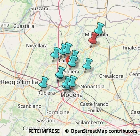 Mappa Soliera, 41019 Soliera MO, Italia (9.04571)