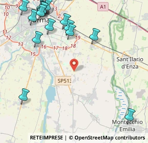 Mappa Str. Bassa Nuova, 43123 Parma PR, Italia (5.9275)