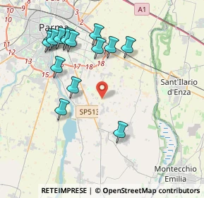 Mappa Str. Bassa Nuova, 43123 Parma PR, Italia (4.216)