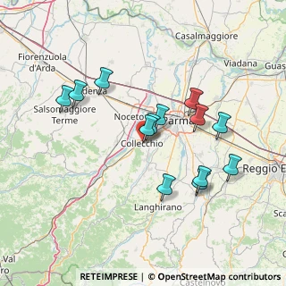Mappa Via Combattenti, 43044 Collecchio PR, Italia (13.73385)