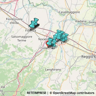 Mappa Via Combattenti, 43044 Collecchio PR, Italia (11.372)