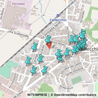 Mappa Via Renzo Pezzani, 43044 Collecchio PR, Italia (0.276)