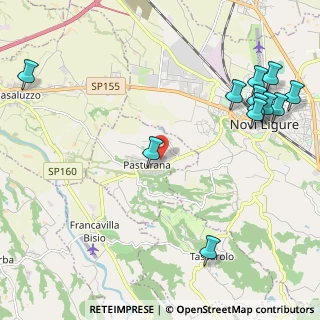 Mappa Via Pieve, 15060 Pasturana AL, Italia (2.86583)