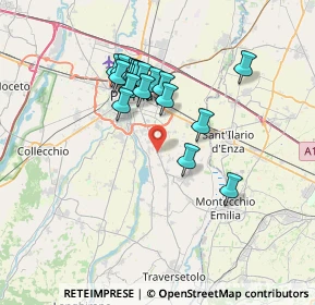 Mappa Strada Provinciale Traversetolo, 43123 Botteghino PR, Italia (6.09412)