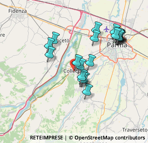 Mappa Via Caduti del Lavoro, 43044 Collecchio PR, Italia (7.0315)