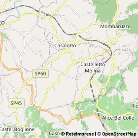 Mappa Fontanile