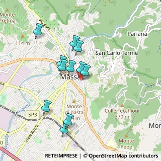 Mappa Via Mura Sud, 54100 Massa MS, Italia (0.84545)