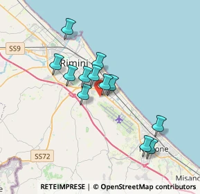 Mappa Via Bernardino Varisco, 47924 Rimini RN, Italia (3.04417)