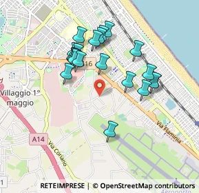 Mappa Via Bernardino Varisco, 47924 Rimini RN, Italia (0.851)