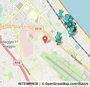 Mappa Via Bernardino Varisco, 47924 Rimini RN, Italia (1.158)