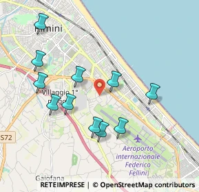 Mappa Via Bernardino Varisco, 47924 Rimini RN, Italia (1.94545)