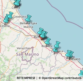 Mappa Via Bernardino Varisco, 47924 Rimini RN, Italia (20.91053)