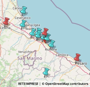 Mappa Via Bernardino Varisco, 47924 Rimini RN, Italia (13.4925)