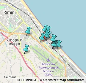 Mappa Via Amedeo Avogadro, 47924 Rivazzurra RN, Italia (0.94333)