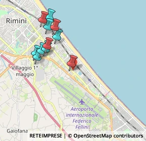 Mappa Via Amedeo Avogadro, 47924 Rivazzurra RN, Italia (2.01)