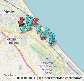 Mappa Via Amedeo Avogadro, 47924 Rivazzurra RN, Italia (1.54176)