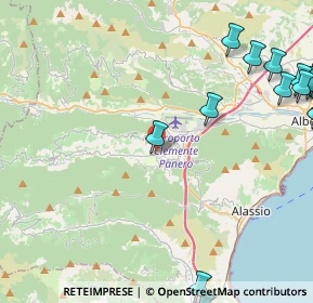 Mappa Via del Golf, 17033 Garlenda SV, Italia (7.12368)