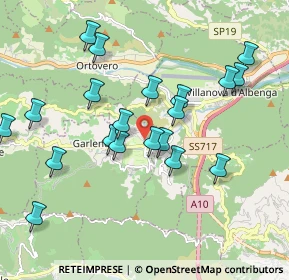 Mappa Via del Golf, 17033 Garlenda SV, Italia (1.995)