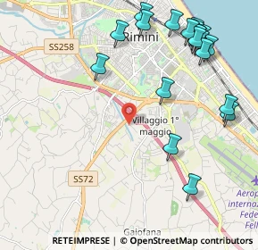 Mappa Via del Terrapieno, 47924 Rimini RN, Italia (2.697)