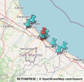 Mappa Via del Terrapieno, 47924 Rimini RN, Italia (9.93636)