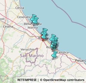 Mappa Via del Terrapieno, 47924 Rimini RN, Italia (8.50417)
