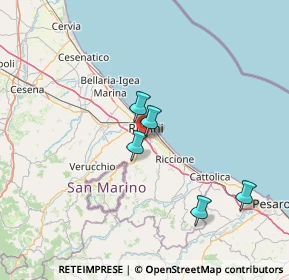 Mappa Via del Terrapieno, 47924 Rimini RN, Italia (55.964)