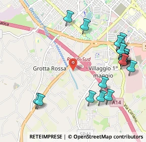 Mappa Via del Terrapieno, 47924 Rimini RN, Italia (1.2795)
