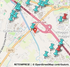 Mappa Via del Terrapieno, 47924 Rimini RN, Italia (0.7505)