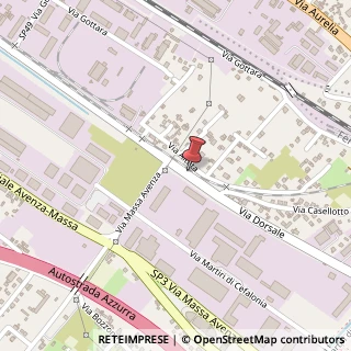 Mappa Via Dorsale, 86, 54100 Massa, Massa-Carrara (Toscana)