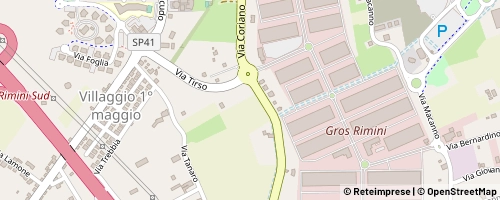 Mappa Rimini
