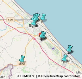 Mappa Gros Rimini, 47924 Rimini RN, Italia (3.43533)