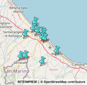 Mappa Gros Rimini, 47924 Rimini RN, Italia (5.36417)